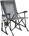 GCI OUTDOOR Roadtrip Rocker Collapsible Rocking Chair &amp Outdoor Camping Chair - Mercury