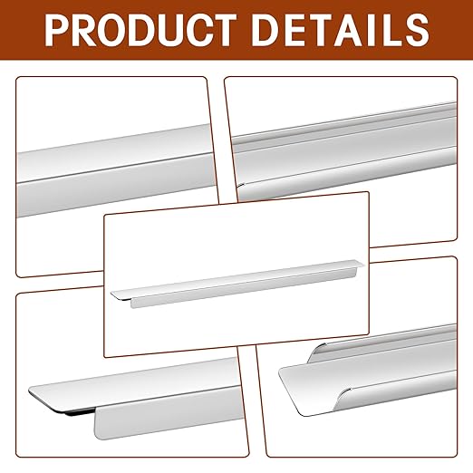 Zonon 12 Pcs Stainless Steel Adaptor Bar Long Food Divider Metal Steam Table Adapter Bar for Hotel Restaurant Catering Home Commercial Food Service Accessories(12.8)
