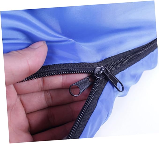GANAZONO Compression Stuff Sack with Hood for Camping and Hiking Lightweight Outdoor Envelope for Cold Weather Spring to Autumn Use Blue