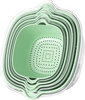 Complete Draining Basket Kit with 4 Units for Fruits Vegetables and Dishes