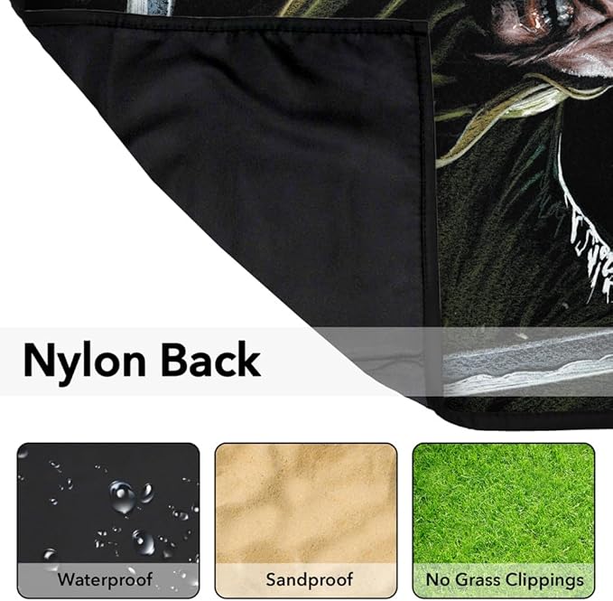 LOGOVISION Batman Ra's Al Ghul Outdoor Blanket for Picnic Beach Camping Park Tailgate 50x60