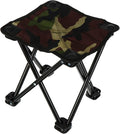 Mikikit Folding Fishing Stool Compact Outdoor Camping Chair Oxford for Comfortable Use