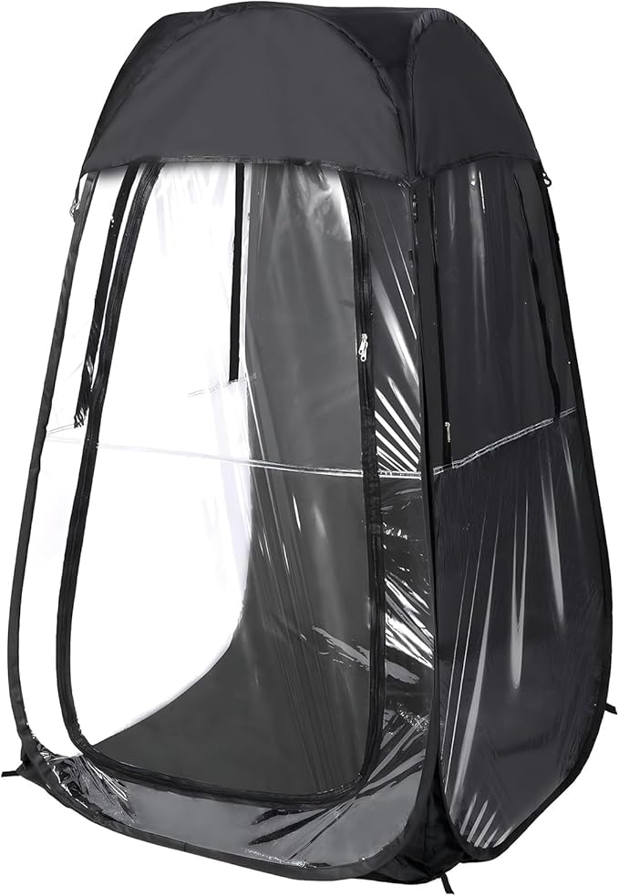Pop Up Sports Tent Instant Shelter with Ultra Visibility for Wind Rain and Cold Weather Lightweight Portable Pop Up Tent for Outdoor Activities Sports Events Camping and Hiking