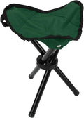 Honio Camping Tripod Stool Tripod Seat Portable Lightweight 600D Oxford Fabric for Outdoor for Fishing (Green)