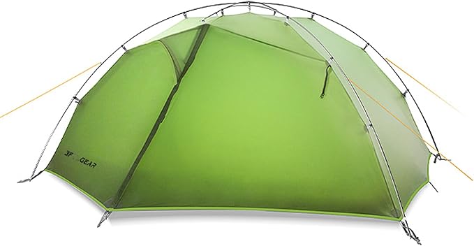 3F UL Gear Taiji 1/3 Person Tent for stormrain1.45/3.2lb Ultralight Backpacking Tent5000mm+ Waterproof VentilationResistant to Wind gusts of 7Easy Set up