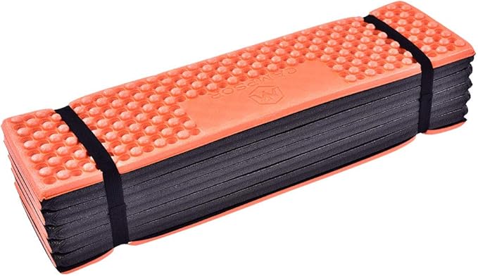 Camping Mat Ultralight Waterproof Folding Comfortable Backpacking Foams Mattress Folding Beach Tent Sleeping Pad Camping Hiking Beach Tent Outdoor Mattress