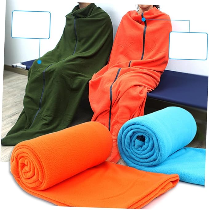 Alipis Portable Orange Outdoor with Adjustable Zipper Breathable Fleece Design Compact Travel Storage for Camping Hiking Backpacking and Trekking Activities