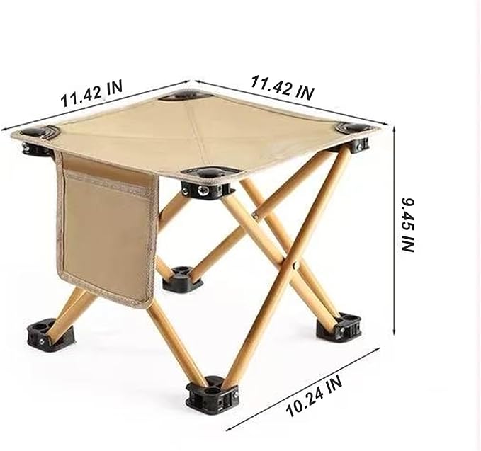 Portable Collapsible Stool for Mountaineering and Hiking Collapsible Stool Lightweight Folding Chair Suitable for Camping Outdoor Activities Fishing (2 Grey)