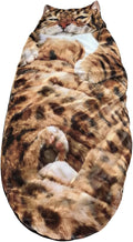 Cat Sleeping Bag for Human Adorable Cats Envelopes Sleeping Bag Washable Cat Sleep Bags for Adults Soft Animal Slumber Bags Cute Warm Blanket for Camping Sleepovers Travel Home