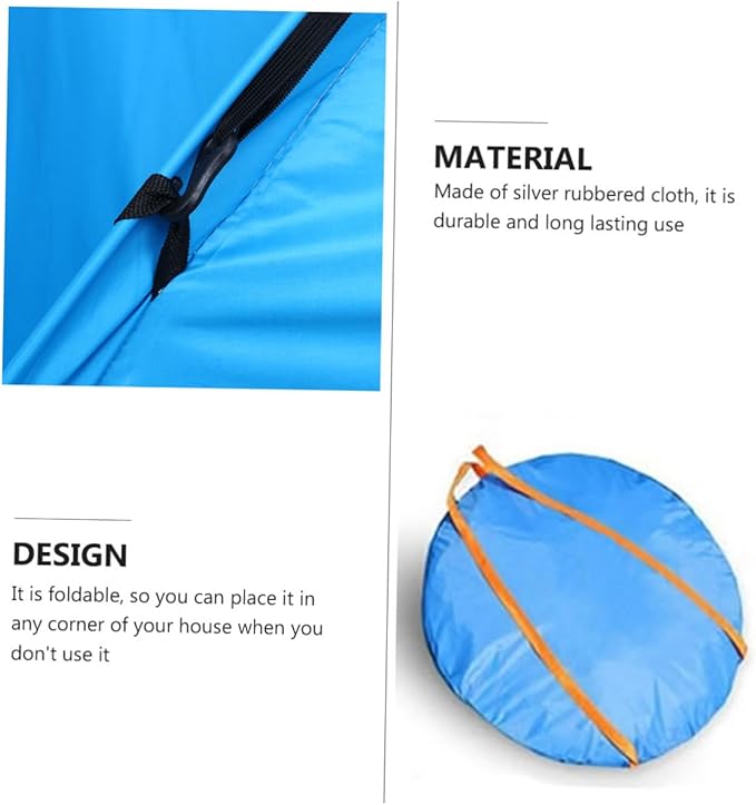 Balacoo Simple Automatic Rainproof Beach Canopy Tent Portable Outdoor Camping Tent for People Lightweight for Fishing Hiking and Outdoor Activities