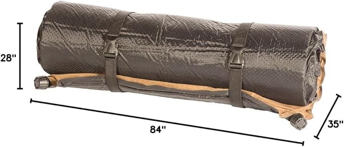 Kamp-Rite Anniversary Series 1 Person Tent cot with 20 Degree Outfitter Sleeping Bag and Self Inflating Sleeping pad for Camping Hunting Fishing 3 Piece Bundle Package (Olive)