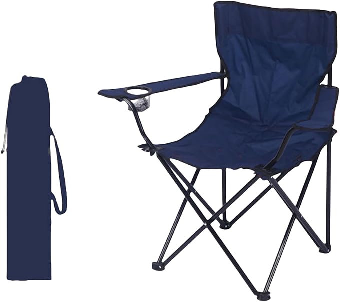 Foldable Camping Chair Folding Camp Chairs for Adults Large Portable Lawn Chair