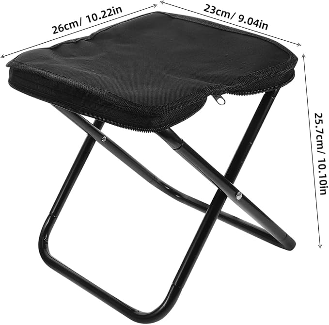 Lightweight Foldable Mini Stool Chair for Camping Picnic Fishing Portable and Compact Outdoor Folding Chair for Adults and Kids