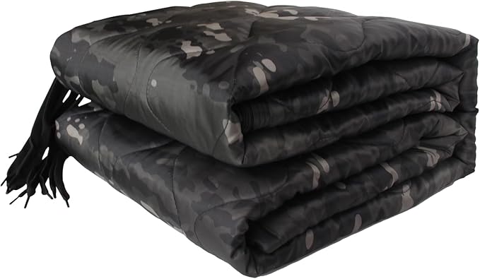GRVCN Military Blanket - Camping Sleeping Bag with Zipper Poncho Liner Thermal Insulated Blanket Lightweight Portable Outdoor Hiking Survival Compression Carry Bag