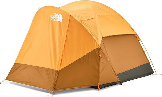 The North Face Tents Wawona 4 Tent - Four-Person Camping Tent Water Repellent Spacious &amp Easy to Set Up Attached Vestibule