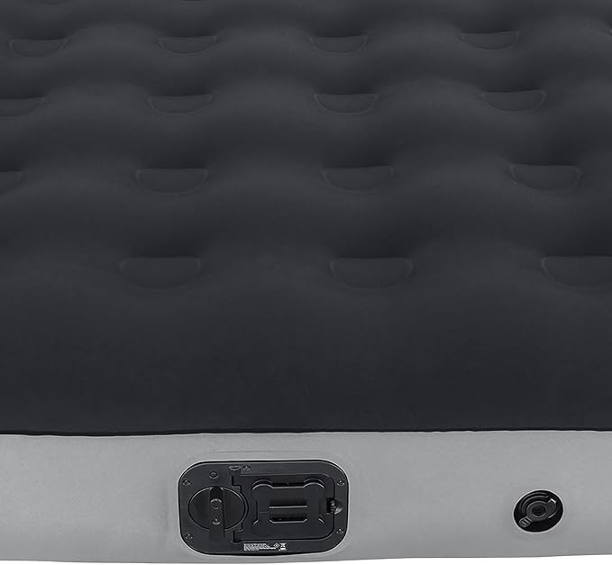 Coleman: River Gorge: 9.5 Queen Airbed - Built-in Battery Air Pump Inflatable Mattress Puncture Guard Durable Design All Terrain Indoor-Outdoor