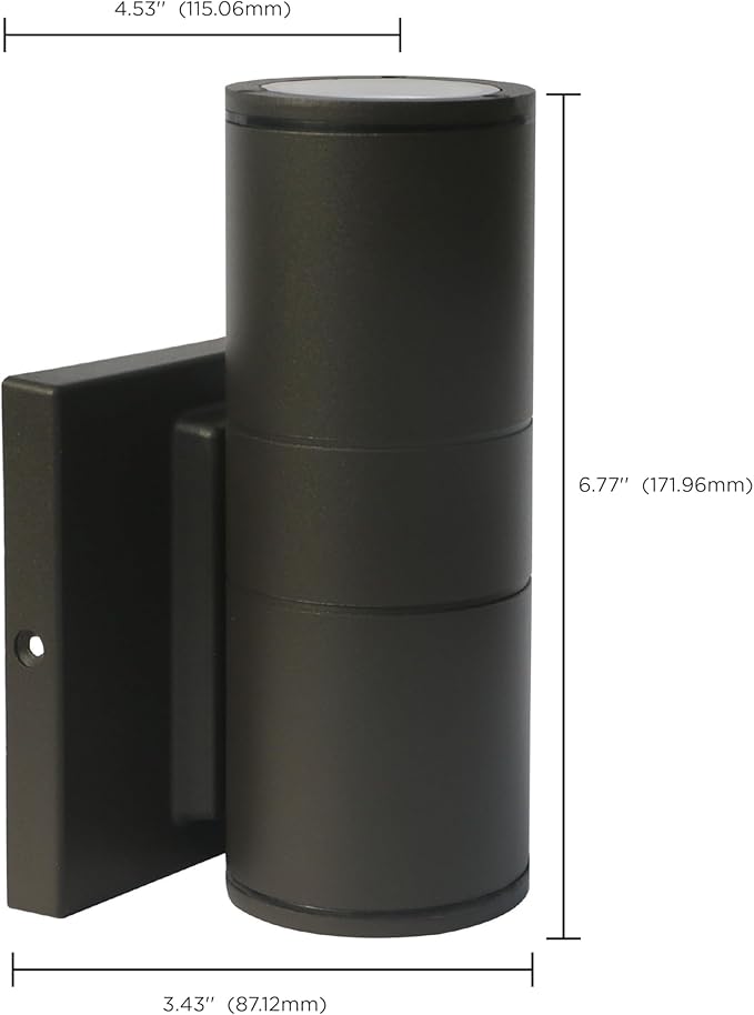 NUVO 62/1139 LED Module LED Small Up or Down Sconce Fixture Bronze Finish 1 Light 10W 120/277V