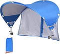 XL Universal Chair Canopy Umbrella UPF 50+ Foldable Sun Shade Attachment with Adjustable Clamp Fits Most Brands’ Beach Camping Lawn Tanning Zero Gravity Lounge &amp Fishing Chairs