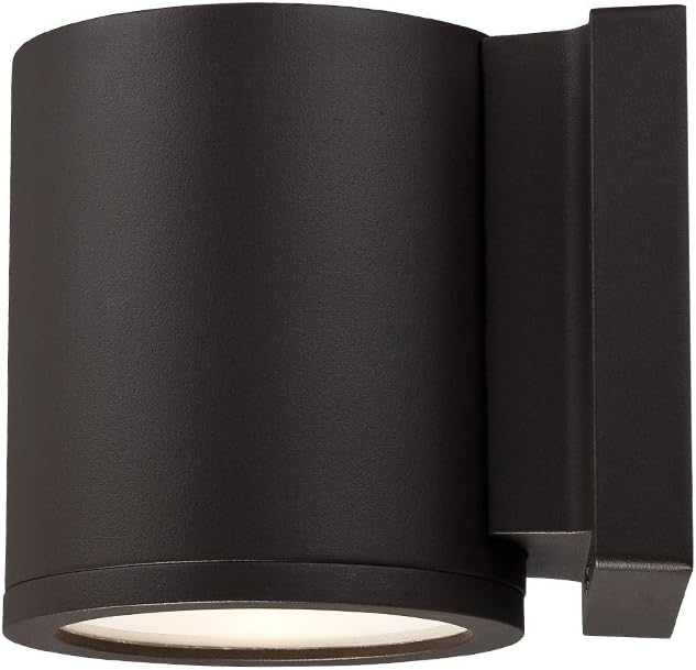 WAC Lighting WS-W2605-BZ Tube LED Outdoor Wall Light Fixture Dark Sky Friendly Single Light 3000K Bronze