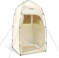 FOGATTI Portable Camping Shower Tent with Floor 6.9 FT Extra Tall Shelter with 3 Internal Pockets and Carry Bag Outdoor Privacy Tent for Shower Changing Dressing Wind-Proof Oversize Easy Set Up
