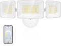 Onforu 100W Smart LED Security Flood Lights Outdoor 9000LM Brightness Adjustable WiFi Alexa Flood Light APP Control Tunable 2700K-6500K Exterior Floodlight with 3 Adjustable Heads for Yard Garage