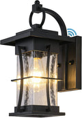 Outdoor Lighting Fixtures Wall Mount 1-Light 15''H Dusk to Dawn Exterior Light for House Outdoor Wall Lantern with Clear Glass for Front Porch Patio Garage (15'' H with Photocell 1 PC)
