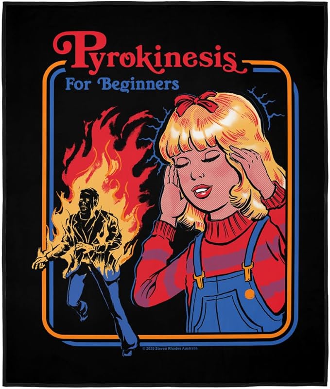 LOGOVISION Steven Rhodes Pyrokinesis Outdoor Blanket for Picnic Beach Camping Park Tailgate 50x60