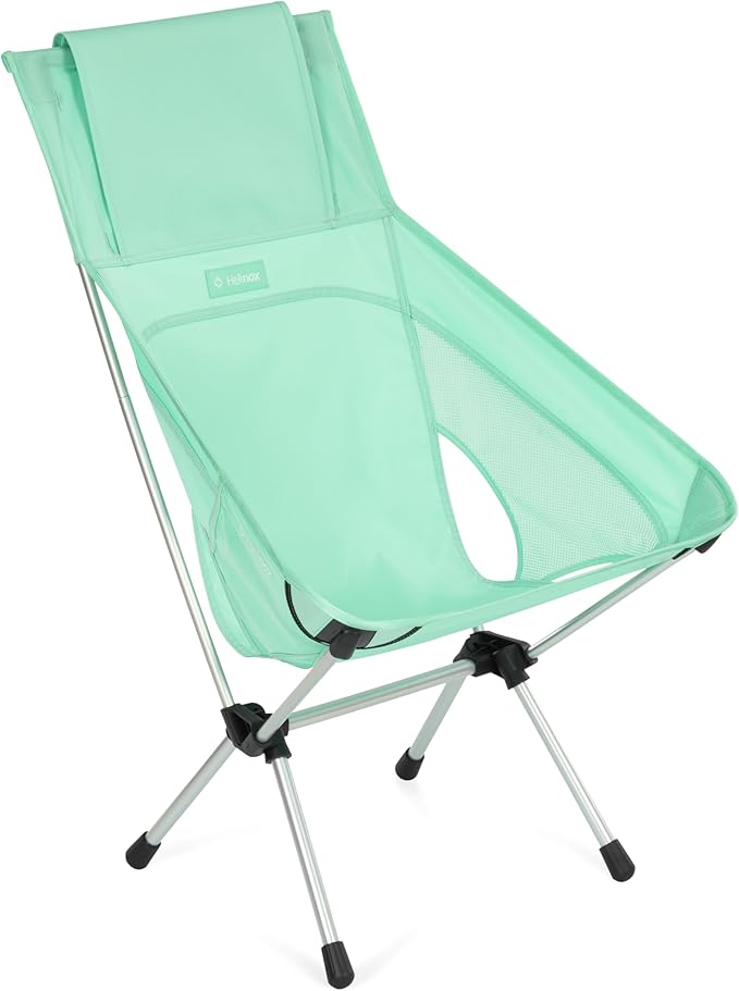 Helinox Chair One Highback (re) High-Performance Camping Chair2.6lbs Camping Chairs High Back Packable Portable Chair for Backpacking Camping Hiking Travel Biscay Green