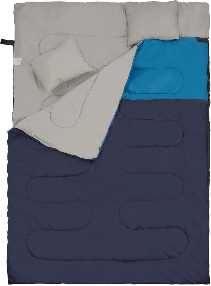 Elevon Sleeping Bag for Adults Teens Kids Cold Warm Weather Portable Waterproof &amp Lightweight Compact with Compression Sack for 3-4 Seasons Camping Backpacking Hiking Travel Indoors Outdoor