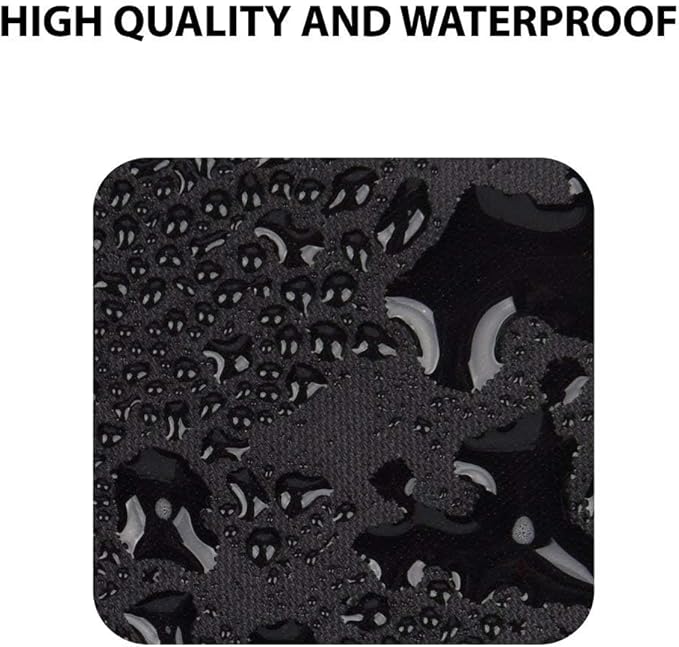 Gold Armour Rainfly Tarp Hammock Premium 14.7ft/12ft/10ft/8ft Rain Fly Cover Waterproof Ultralight Camping Shelter Canopy Survival Equipment Gear Camping Tent Accessories (Black 10ft x 10ft)