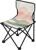 Mountains in Fog Portable Camping Chairs Folding Chair - Durable Oxford Fabric Lightweight Iron Frame Easy Fold Design - Ideal for Outdoor Activities Camping Fishing and Travel