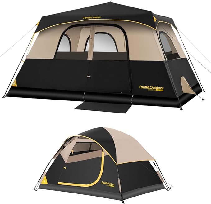FanttikOutdoor Zeta C8 Pro Camping Tent &amp FanttikOutdoor Zeta C2 Camping Tent