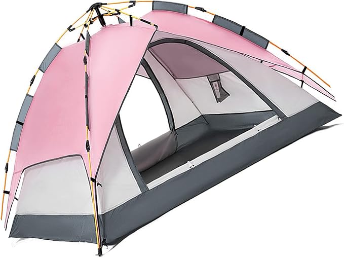 Lightweight Double Layer Camping Tent Ventilated Design with Storage Bag for Backpacking Hiking 2 Person Portable Tent