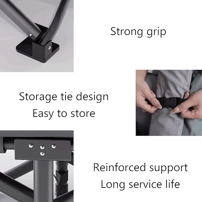 Portable Steel Foldable Camping Bed with Removable Mattress Portable Folding Camping Cot Comfortable Camp Bed for Outdoor Office Comfortable