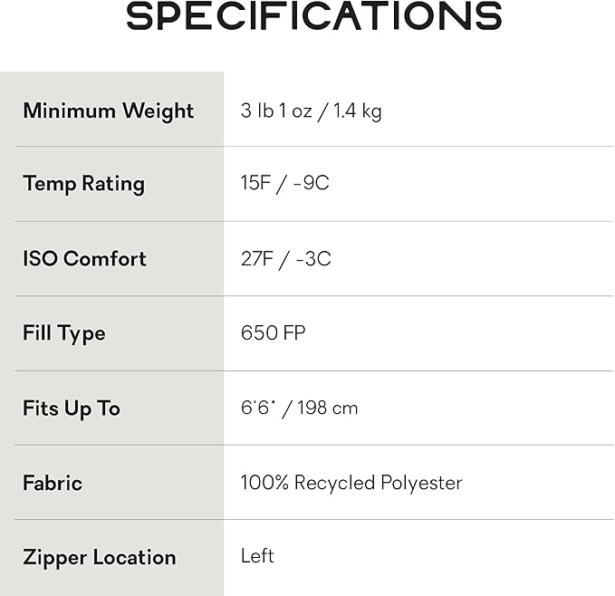 NEMO Equipment Disco Men's &amp Women's Endless Promise Down Sleeping Bag
