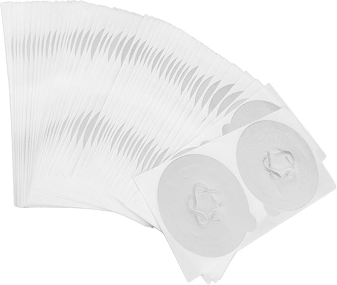 100pcs Coffee Pods Aluminum Foil Lids Reusable Self Adhesive Covers for Pods Tight Sealing Large Refillable Caps with Premium Foil for Home or Office Use