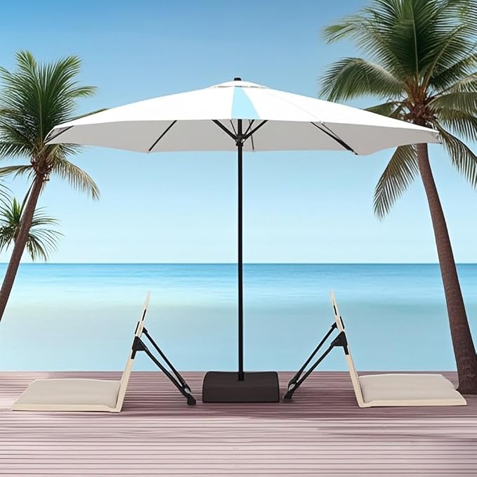 1 Pack Foldable Poolside Chairs – Portable Flip Chairs for Edge of Pool Beach Camping Picnic Lawn – Compact &amp Lightweight Outdoor Seating Accessories (1 Black)
