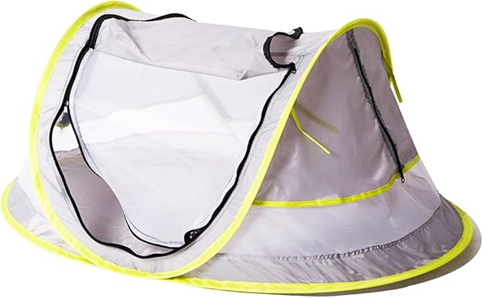 Poray Portable Baby Beach Tent with UPF 50+ Sun ShelterMosquito Net and Sunshade Ideal Pop Up Kids Travel Tent with Carry Bag &amp 2 StakesOutdoor Indoor Play and Sun Protection