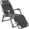 Reclining Lounge Chair Chair Folding Camping Chair Lounge Chair Portable Lounge Seat for Camping Fishing Beach and Picnic Folding Lounge Chair