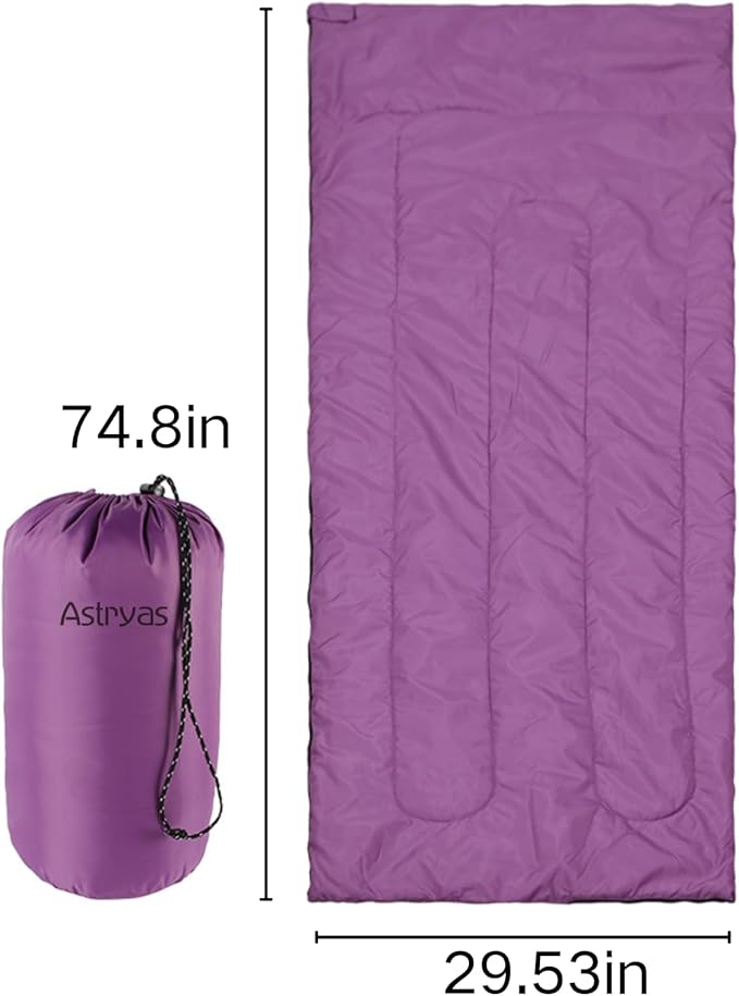 ASTRYAS Sleeping Bag Pads - Lighter &amp Compact Breathable &amp Silky Soft Quick-Drying for Backpacking Hotel Camping Hostels