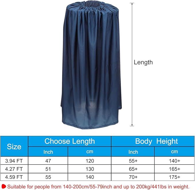 PATIKIL Portable Dressing Room 3.94ft Length Instant Dressing Cover Up Changing Tent Privacy Shelters for Beach Boating Camping Competition Dark Blue