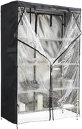 Waterproof 420D Oxford Fabric Cover for Outdoor Storage Enclosures Resists Wear and Protects Against Environmental Factors (60x24x71)