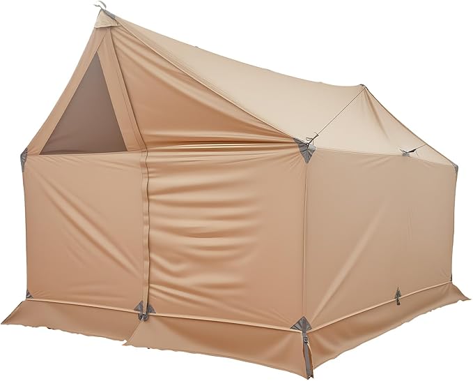 VEVOR Hot Tent Camping Tipi Hot Tents with Stove Jack Portable Winter Camping Tents with Snow Skirt Easy Setup Waterproof 4 Season Shelter Tents for Fishing Backpacking