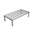 Winholt DASQ-3-1220 Heavy Duty Aluminum Dunnage Rack 36x20x12 All-Welded Frame 2100 lbs Capacity NSF Certified Utility Shelf for Commercial Storage Restaurants Warehouses
