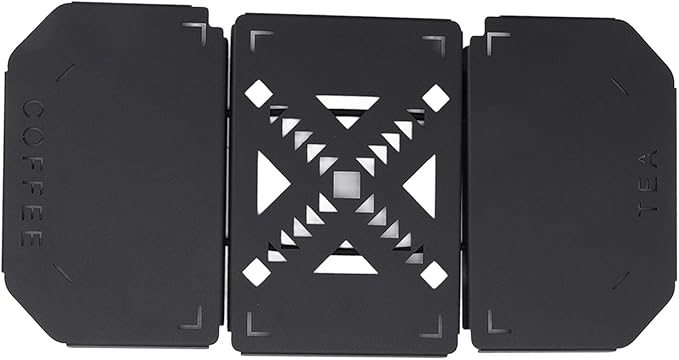 Folding Lunch Box Table Top Aluminum Alloy Portable Camping Table Board for Coffee Station Fishing Box
