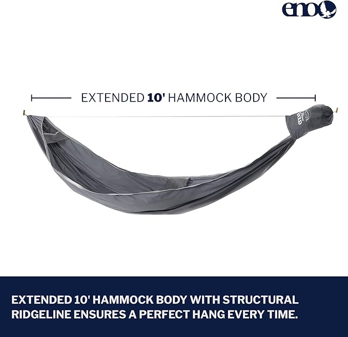 ENO JungleNest Hammock Charcoal