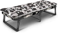 Patio Lounge Chairs Folding Camp CotComfort Folding Military Bed Camping COT with Free Mat Ideal for Camping and Hunting Indoor Guest Bed Easy Assemble RecliA-with Mattress