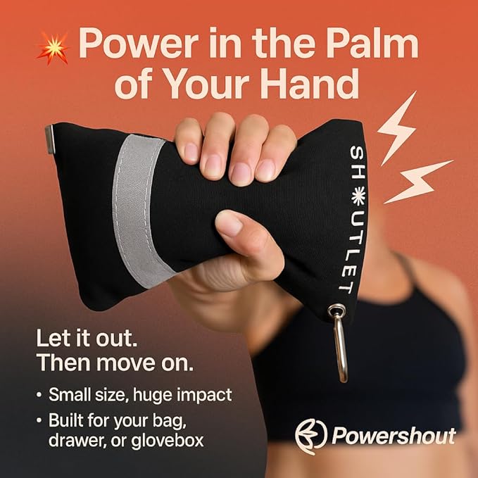 150g Shoutlet Pillow for Acute Stress Relief (Black)