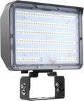 Dusk to Dawn Outdoor 100W LED Flood Light 14000LM 1000W Equivalent 100-277V 5000K Daylight ETL Commercial LED Flood Light Fixture Outdoor Security Lighting for LandscapeParking Lot