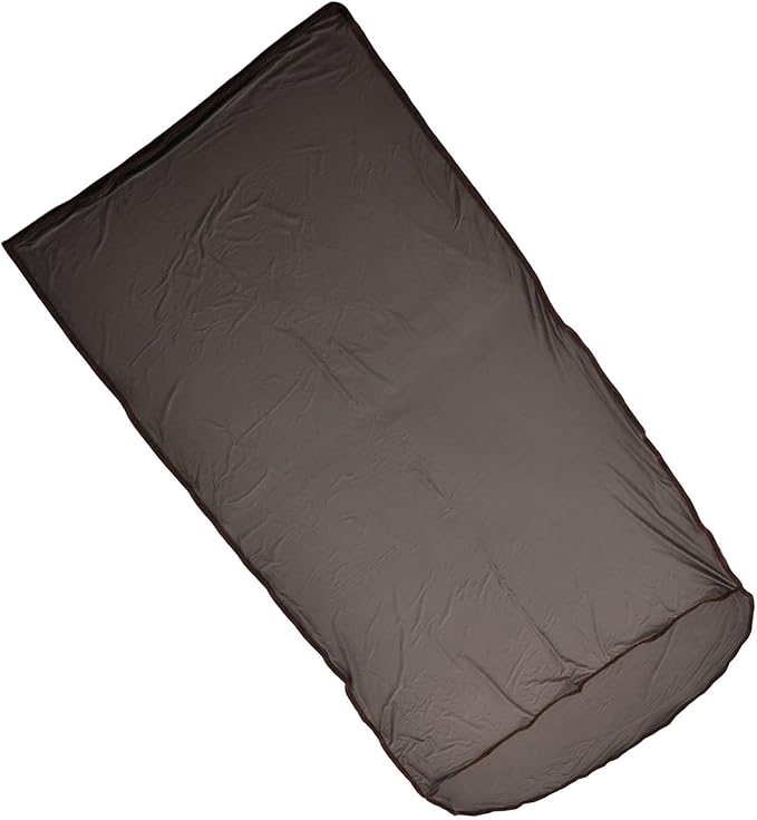 Ultralight Multifunctional Sleeping Bag Liner Elastic and Breathable for Camping Hiking Backpacking with Storage Bag Skin Friendly Polyester Fabric Unfolded Size 78.7x31.5in (Gray)